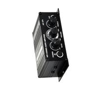 Hemobllo Amplificateur Audio Numérique Stéréo Mini Double Canal avec Basses et Aigus Réglables Amplificateur de Puissance pour TV Voiture Ordinateur