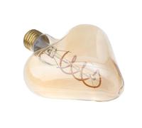 Hemobllo Ampoule Décor Fée Ampoule LED Lumière Douce En Forme De Coeur E27