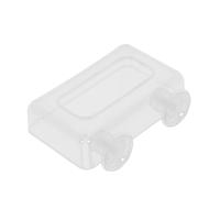 Hemobllo Anneau de Nourriture pour Poissons Flottant en Acrylique Transparent 16 X 10 Cm Ventouse Puissante pour Aquarium - Distributeur D’Alimentation Stable et Facile à Nettoyer,