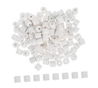 Hemobllo Anneaux Céramique Filtration Aquarium Bio pour Eau Douce et Salée Stabilisent Ph Sécurisés pour Poissons Crevettes Tortues