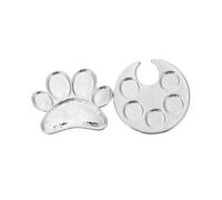 Hemobllo Anneaux Mélangeurs De Vernis à Ongles 2 Pièces Réglables En Alliage De Zinc Pour Nail Art Mixte Femme Homme Usage Professionnel 5 Puits De Mélange Polyvalents