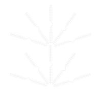 Hemobllo Anneaux Métalliques pour Reliure 95 MM Blanc 10 Dents Kit 100 Sets 200 Spirales 100 Crochets 20 CM pour Calendriers Horizontaux Accessoires de Bureau Spirales pour Reliure et