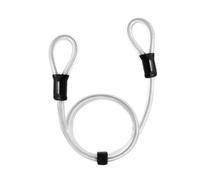 Hemobllo Antivol Câble de Sécurité Vélo avec Double Boucle Câble Antivol Renforcé Acier pour Protection des Vélos et Équipements