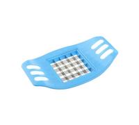 Hemobllo Appareil de Coupe de Pommes de Terre Coupe-Pommes de Terre en Acier Inoxydable pour Frites Maison Facile à Utiliser Outil Cuisine Bleu Ciel