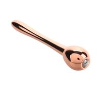 Hemobllo Applicateur Roll-on Yeux Compact en Alliage de Zinc, Masseur Oculaire Portable Multifonction pour Soins du Visage Poches Yeux