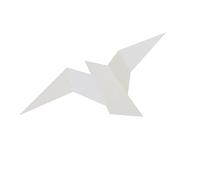 Hemobllo Applique De Chevet Murale Créative Forme Oiseau Volant Lumière Chaude Décoration Chambre Salon Balcon