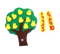 Hemobllo Arbre Fruitier Mathématique Jeu De Comptage De Fruits Aide à Enseignement des Mathématiques Jouet Association De Fruits Arbre Soi-même