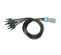 Hemobllo arroseur brumisateur arrosoirs arrosoire Plantes d'intérieur Connexion Rapide kit de système d'irrigation à Pomme de kit de Tuyau d'arrosage de Jardin Blue