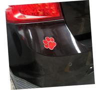 Hemobllo Autocollant Métal Patte de Chien Étanche Alliage de Zinc Décor Voiture et Résistant à Usure Sticker Auto Adhésif Original pour Personnalisation Extérieure