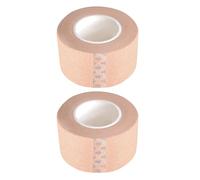 Hemobllo Autocollant pour Paupières Couleur Beige en Tissu Non Tissé, Imperméable et Naturel, Bande de Beauté Yeux, 2 Pièces pour Double Paupière Invisible