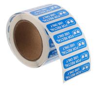 Hemobllo Autocollants Drôles à Usage Rectal, 500 Pièces par Rouleau, Autocollants Adhésifs Auto-collants Bleus, pour Farces la Maison Snowboard