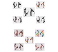 Hemobllo Autocollants Eyeliner pour Fards à Paupières 10 Paires Papier et Colle Sécurisés Accessoires de Maquillage pour Festival et Soirées à Thème Compatibles Plupart des Femmes