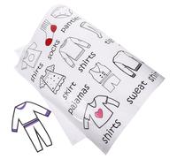 Hemobllo Autocollants Faciles pour pour Commode Vêtements en Pvc et Aide à Organiser et Trier à Lire Appliquer, Rangement Garde-robe Habits