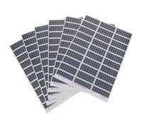 Hemobllo Autocollants Photovoltaïques pour Maquettes Architecturales - 6 Feuilles Autocollantes Réalistes pour Panneaux Solaires Miniatures, Adhésif Puissant, Compatible Dioramas, Réseaux