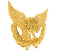 Hemobllo Badge Épingle Aigle en Alliage de Zinc Doré pour Uniforme de Sécurité, Accessoire Unique et Luxueux Symbolisant L'autorité, pour Tenue de Sécurité