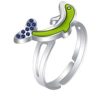 Hemobllo Bague Garçon Fille Ajustable Changeant de Couleur Anneau Unisexe et Confortable