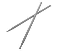 Hemobllo Baguettes Batterie Fibre de Antidérapantes Confortables et Pratiques pour Percussionnistes Débutants et Professionnels Design Compact et Grise