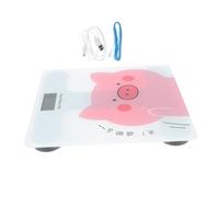 Hemobllo Balance de Poids Corporel Numérique Cartoon USB Rechargeable Pèse-personne Automatique Précis pour Maison Capacité Élevée et Design Moderne