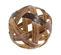 Hemobllo Balle de Football Bambou Rétro pour Garçon Fille Extérieur et Intérieur Ballon Tissé Sûr pour Coordination et Activités Sportives Ludiques