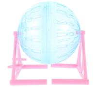 Hemobllo Balle d'exercice Ronde pour Hamster Russe en Plastique Bords Lisses, pour Exercice de Hérisson et Cochon d'Inde, Diamètre 12cm Couleur Aléatoire
