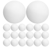 Hemobllo Balles de Ping-Pong Design sans Couture Blanches en Abs 40mm Pack de 30 Pièces Prise Stable et Sports Récréatifs et Loisirs Créatifs