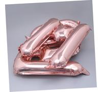 Hemobllo Ballons Happy Anniversary Aluminium Rose Doré Lettres Décoratives pour Mariage et Anniversaire Kit de Fête Polyvalent pour Décoration Intérieure et Extérieure