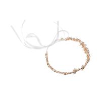 Hemobllo Bandeau de Mariée et Perles Élégant Accessoire Cheveux Cristal pour Mariage Headband Style Européen Américain Ornement Brillant pour Coiffure Nuptiale