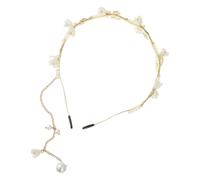 Hemobllo Bandeau Fleurs Délicates pour Femmes Élégant en Alliage de Zinc Léger et Structure Stable, Accessoire Coiffure pour Mariages et Fêtes