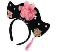 Hemobllo Bandeau Floral Rétro Accessoire de Coiffure Style Princesse Chinoise Ancienne pour Hanfu Événements Thématiques la Cour Impériale