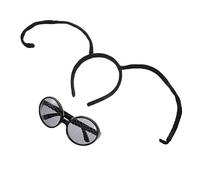 Hemobllo Bandeau Fourmi Lunettes de Cosplay Taille Unique Antennes Décoratives pour Garçon et Filles Adultes Fête Déguisement Insecte
