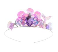 Hemobllo Bandeau Thème pour Filles Accessoire de Cheveux Coquin Couronne de Sirène pour Cosplay et Fêtes et Durable