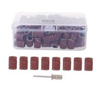 Hemobllo Bandes De Ponçage 100 Pièces 80 Pour Ponceuse à Ongles Électrique En Toile Émeri Blanche Solide Usage Manucure Professionnelle