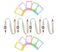 Hemobllo Bandoulières Réglables pour Appareil Photo Tour de Cou 14 Pièces 4 Bandoulières Roses 10 Cadres Photo 3 Pouces Ensemble Pratique pour Voyages