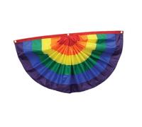 Hemobllo Bannière Arc Ciel Pride Lgbt Drapeau Durable pour Décoration Extérieure et Intérieure Fierté Gay Parfait pour Parades et