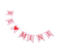 Hemobllo Bannière Suspendue en Papier Forme Cœur pour Saint-valentin, Décoration Romantique Mariage et Fiançailles, Guirlande « Sois à Moi » pour Fête, Ambiance Amour et Fête