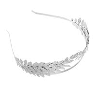 Hemobllo Baroque Leaf Headband Couronne de Mariée Accessoire de Cheveux pour Femmes Diadème Floral pour Mariage Fête et Événements Spéciaux