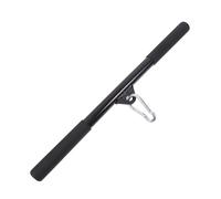 Hemobllo Barre de Traction Droite pour Biceps 52 CM Renfort en Acier Accessoire de Musculation Intégré Levier Fitness pour Entraînement Assis des Bras et Triceps
