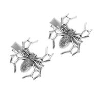 Hemobllo Barrettes à Cheveux Araignée Punk pour Halloween Lot de 2 Alliage Accessoires pour Filles et Garçon et Filles Décoration Coiffure pour Cosplay Soirée Déguisée Fête à Thème