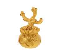 Hemobllo Base pour Arbre à Monnaie Résine Semi Décoration de Table pour Maison et Bureau Ornement Vintage pour Richesse et Cadeau Nouveaux Entrepreneurs