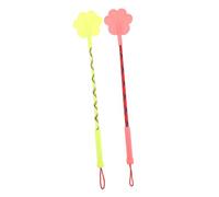 Hemobllo Bâton de Dressage pour Chien et Chat Lot de 2 Matériau Caoutchouc Poignée Confortable Outil Portable pour Exercices d'Obéissance et Jeux Interactifs