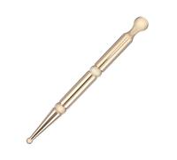 Hemobllo Bâton de Massage Acupression Corps Soulagement Points Trigger Massage Dos Nuque Épaules Double Tête pour Muscles Profonds et Petites Zones Outil Manuel sans Perçage Détente