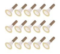 Hemobllo Bâtonnets de Moxa Épais Faits Main 100 Pcs, Rouleaux de Moxibustion sans Fumée avec Base Blanche, Équipement de Moxibustion pour Massage à Domicile et Salon, Pilier Moxa 10×37 Mm