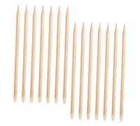 Hemobllo Bâtons De Clous En Bois 100 Pcs Double Extrémité Repousse-cuticules Multifonctions Pour Manucure Pédicure Salon Maison Voyage