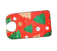 Hemobllo Bavoir pour Adultes Lavable Protection Anti-bave Bavoir de Noël Design Sapin un Morceau