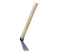 Hemobllo Binette de Jardin Légère Acier avec Manche Bois Outil Pratique pour Désherbage Creusement et Ameublissement du Sol Fournitures Jardinage Polyvalentes pour Plantation et Entretien