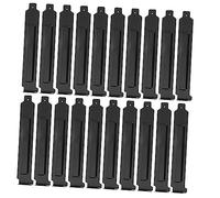 Hemobllo Bloc de Pièces de Châssis en Acier Inoxydable Noir 20pcs, Cache-Fente PC Anti-poussière et Ventilation, Structure Professionnelle et Résistance la Déformation