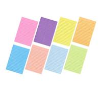 Hemobllo Blocs-notes Autocollants, Blocs-notes Auto-adhésifs en Papier, Lignes, Forte Adhérence, Déchirables, Style Mignon, pour Bureau et École