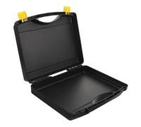 Hemobllo Boîte à Outils Rigide Plastique Noir Étanche et Mallette Portable pour Rangement et Organisation Outils Électriques et Mécaniques avec Poignée Ergonomique Multi-Usage pour Atelier