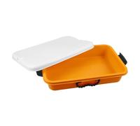 Hemobllo Boîte à Sable Plastique Portable avec Couvercle Bac de Rangement Multifonction pour Garçon Fille Grand Espace de Stockage Poignée de Transport pour Jouets et Activités Extérieures