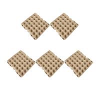 Hemobllo Boîte à Œufs en Papier Pulp 30 Pièces 5×6 Alvéoles Plateau Carton pour Œufs Design Rainuré Protection Réutilisable Stockage Cuisine